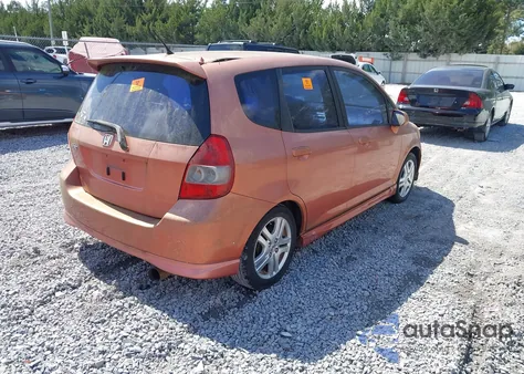 2007 Honda Fit Sport from USA, damaged, VIN JHMGD37617S047596